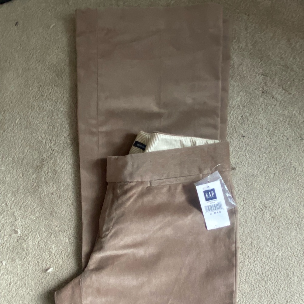 Gap Velvet Boot Legs Pants NWT